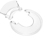 Pouring Shield for KitchenAid 4.5-5 Quart Tilt-Head Stand Mixer (Fits Stainless Steel, Glass, Ceramic Bowls), Splash Guard with Removable Pouring Chute, Mixer Accessories and Attachments