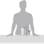 Amazing Abby - Quadly Bandly - Plastic Pitcher (64 oz, 2 Quart), Clear Water Pitcher with Lid, Fridge Jug, BPA-Free, Shatter-Proof, Great for Iced Tea, Sangria, Lemonade, Juice, Milk, and More