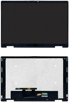 LCDOLED Replacement for HP Envy x360 2-in-1 14-fc 14-fc0013dx 14-fc0023dx 14-fc0033dx N91012-001 N91013-001 WUXGA 1920x1200 LCD Display Touch Screen Digitizer Assembly Bezel with Board