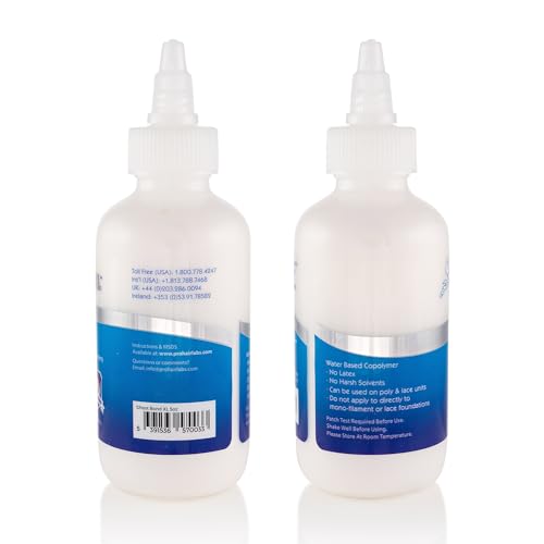 GHOSTBOND XL Hair Replacement Adhesive 5oz- Invisible Wig Bonding Glue: Water & Oil-Resistant, Non-Toxic, Light Hold for Secure and Natural-Looking Poly and Lace Hairpiece, Wigs & Toupee Systems