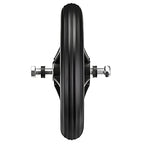 OwnMy 2PCS of 6 Inch Rubber Wheel Replacement Wheelchair Front Wheels Rollator Walker Anti-Slip Replacement Casters Rollers Wheels Universal Wheelchair Replacement Wheel Accessories, Black