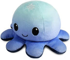 TeeTurtle - The Original Reversible Octopus Plushie - Day + Night - Cute Sensory Fidget Stuffed Animals That Show Your Mood