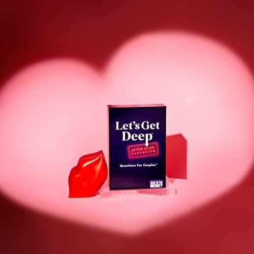 WHAT DO YOU MEME? Let's Get Deep: After Dark Expansion Pack by Relatable, Designed to Add on to The Let's Get Deep Core Game, Great for Couples Gifts, Wedding Registry Gifts, Includes 150 Cards
