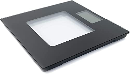 Extra Wide Glass Talking Digital Scale | The Bathroom Scale That Talks | Accurate Visual & Voice Display Digital Scale for Body Weight | 395 Pounds Max | Wide Width Tamper Glass | Large LCD Display
