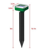 Solar Mole Repellent, Ultrasonic & Solar Powered Gopher Repellent, Waterproof Sonic Groundhog Repeller Rodent Gopher Deterrent Vole Chaser for Lawn, Yard & Garden of Outdoor Use (4 Pack, SQ 1.0)