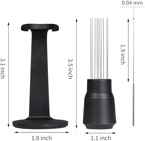 Upgraded WDT Tool with Strong Magnetic for Breville Barista Espresso Coffee Maker, Espresso Distribution Tool Espresso Accessories for Ninja Luxe Cafe Accessories