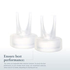 Ameda 2 Pack Breast Pump Kit Valves, Replacement Valves for Ameda Breast Pump Kits, Compatible with all Ameda HygieniKit Milk Collection Systems, Maintain Pump Performance, BPA Free DEHP Free