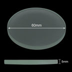 Microscope Accessories Kit for Stereo Microscope Working Stage Frosted Work Board Round Diameter 55mm 60mm 75mm 95mm 100mm Microscope Accessories Microscope Slides (Color : 60mm)