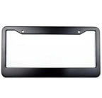 1pc - The Office Funny Black Plastic or Aluminum License Plate Frame Truck Car Van Décor Car Accessories Meme Gifts Auto Parts (Chrome Graphics, Plastic Frame)