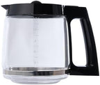 Replacement 12-Cup Glass Carafe for Cuisinart Coffee Maker (fits DCC-1200PRC CHW-12, CHW-12P1, DCC-1100BK, DCC-1200, DCC-2650, DGB-550BK, DGB-550BK1 DGB-625BC, DGB-700BC, SS-12)