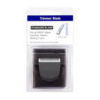 Professional Peanut Clipper/Trimmer Snap On Replacement Blades #2068-300 - Compatible with Wahl Peanut Hair Clipper/Trimmer, 2 Pack Black
