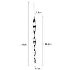 Besmon Woodpecker Bird Scare Devices，Reflective Scare Rods Control Device to Keep Birds Away from Patio Pool（Christmas Reflective Strip Hanging Home as Decoration）(30pcs)