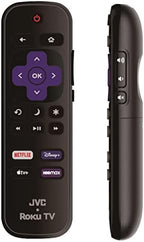 OEM Replacement Remote Control Compatible with All JVC HDR Roku Smart LED TVs 【Only Works with JVC Roku TV, Not for Roku Stick and Roku Box】 (Netflix/Disney Plus/Apple TV+ / HBO Max)