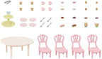 Calico Critters Sweets Party Set - The Perfect Dollhouse Accessories to Host a Tea Party for Your Critters!