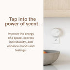 Pura Smart Fragrance Diffuser - Aromatherapy Diffuser for Bedrooms & Living Rooms - Diffusers for Home That Holds Two Scents - Fragrance Diffuser for Home Scent - Room Scent Diffuser with Nightlight