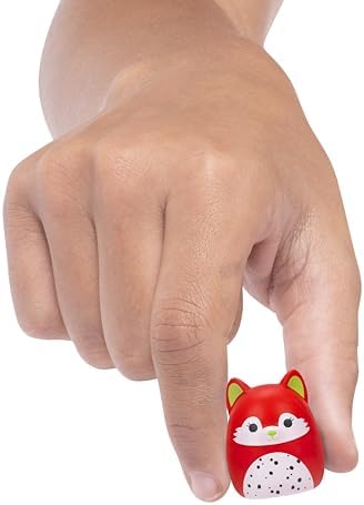 Squish-a-longs by Squishmallows 25 Pack - Series 2 - (25) 1” Mini-Squish, 5 Accessories, 1 Ring, & 1 Collector’s Guide - 2 Chase Figures - Collect, Trade, & Play