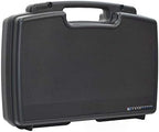 CASEMATIX Hard Travel Case with Foam and Padlock Rings - Customizable Foam Fits Pico Mobile Projectors, Recorders, Microphones and More Small Electronics & Accessories up to 14.5" x 7.5" x 2.75"