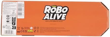 Robo Alive Slithering Snake Series 3 Green by ZURU Battery-Powered Robotic Light Up Reptile Toy That Moves (Green),7150B