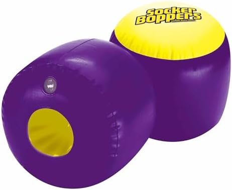 Socker Boppers Inflatable Boxing Pillows - One Pair Boppers – colors will vary, Box and Bop, Durable Vinyl, Active Outlet That Aids in Agility, Balance and Coordination, Safe Fun Indoor or Out