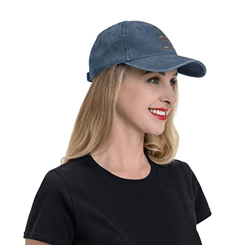 Trump 2024 Hat 45 47 Trump 2024 Hat for Women Baseball Hats with Design Cap Navy Blue