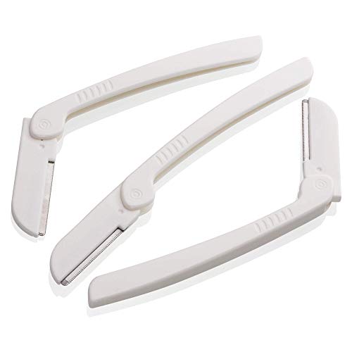 Dermaplaning Tool (9 Count) – Easy to Use Dermaplane Razor for Face – Practical Hair Remover Blade for Eyebrows and Peach Fuzz – Facial Shaver for Women That Helps Exfoliate and Smooth the Skin