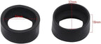 Microscope Accessories Kit 2pcs Soft Rubber Eyepiece Eye Shield 32-33mm Eye Guards Cups for Binocular Stereo Microscope Accessories Microscope Slides (Color : 2pcs Diameter 33mm)