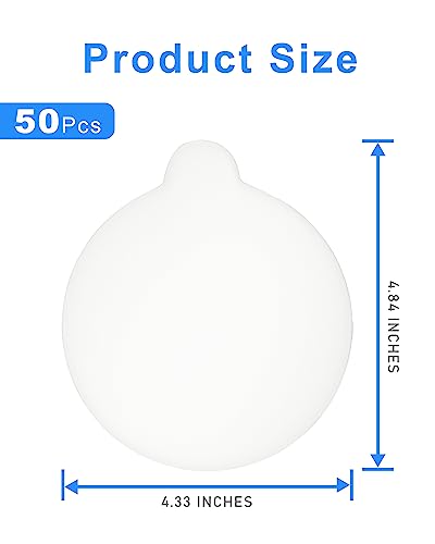 50 Pcs 4.3" Refill Glue Boards Compatible with Katchy, Fenun, Nontail, and Toloco, Replacement Sticky Pads for Indoor Insect Fly Mosquito Trap Bug Catcher Catchy Zapper