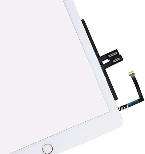 White Digitizer Repair Kit for iPad 9.7" 2018 iPad 6 6th Gen A1893 A1954 Touch Screen Digitizer Replacement with Home Button + Tools
