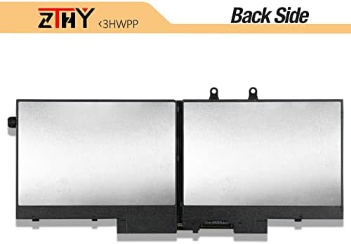 68Wh 3HWPP Laptop Battery Replacement for Dell Latitude 5401 5410 5411 5501 5510 5511 Precision 3541 3551 Inspiron 7706 2-in-1 Inspiron 17 7500/7506 2-in-1 Black 10X1J N2NLL 1VY7F 451-BCMN 4-Cell