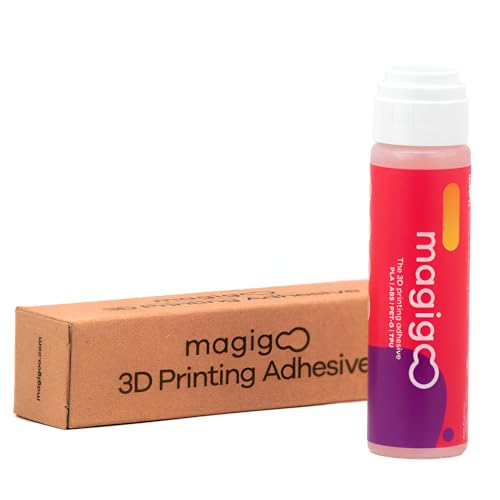 MO2016 All-in-One 3D Printer Adhesive Glue - ABS, PLA, PETG, HIPS, and TPU Flex Filament on Glass, Flex Plate, PEI, Buildtak, Kapton - 3D Printing Accessories, Supplies, and Materials (50mL)