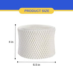 MDH-0103JB Humidifier Wicking Filter Replacement Compatible With Mainstays MDH-0103JB, Made With Wood Pulp, Paper Filter, 3 Pack