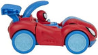 MARVEL Spidey and His Amazing Friends Spidey-Rex Racer - 8-Inch Vehicle with Sounds That Transforms from Vehicle Into Dinosaur