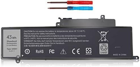 GK5KY Battery, Replacement dell Inspiron 7352 7359 Laptop Battery for Dell Inspiron 13 7353 7352 7347 7348 7359 11 3148 3147 3152 4K8YH 92NCT P55F P20T RHN1C 0WF28 451-BBKK 451-BBPG Computer.