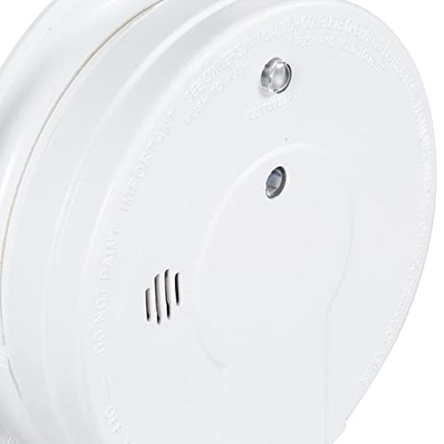 Kidde Smoke Detector, Hardwired Smoke Alarm with 9-Volt Battery Backup, Test-Reset Button, Interconnect Capability, 2 Pack
