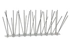 Bird Spikes,Flexible Stainless Steel with Plastic Base, 5 feet Coverage 6 Strips Barrier for Pigeons and Other Small Birds