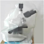Microscope Accessories Kit Multi Size Standard Microscope PVC Plastic Microscope Dust Cover Microscope Slides(49X26X50CM)