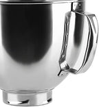 Replacement Parts 5 Quart Stainless Steel Mixer Bowl, Compatible with KitchenAid 4.5 & 5 QT Tilt-head Mixers
