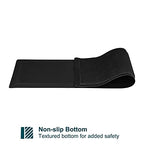 OMECAL 70"x24"x1/2" Thick Medical Bedside Fall Safety Protection Floor Mat for Elderly Senior Handicap,Reducing Injury Risk and Impact, Prevent Bed Falling, Anti Fatigue, Non-Slip Beveled Edge