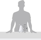 Amazing Abby - Droply Whirly - Plastic Pitcher (64 oz, 2 Quart), Clear Water Pitcher with Lid, Fridge Jug, BPA-Free, Shatter-Proof, Great for Iced Tea, Sangria, Lemonade, Juice, Milk, and More