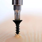 #8 x 2 Wood Screw 100PCS Black Phosphate Coated Stainless Flat Truss Head Fast Self Tapping Drywall Screws by SG TZH