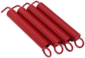 Guyker Noiseless Tremolo Springs (Set of 4) for FR Fender Strat ST Stratocaster Electric Guitar Bridge Instruments Accessories Replacement Part, Red
