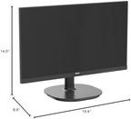 Philips 22 inch Class Thin Full HD (1920 x 1080) 75Hz Monitor, VESA, HDMI & VGA Port, 4 Year Advance Replacement Warranty, 221V8LN