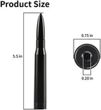 BJSIA Universal Car Antenna Replacement Compatible with Ford, Dodge, Chevrolet, GMC, Jeep, Toyota Truck Replacement Antenna - Made of Rugged Billet and Aluminum, Black, Car Accessories