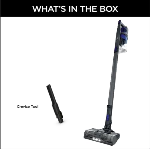 Shark Cordless Vacuum Cleaner with with XL Dust Cup, Lightweight, Portable, Rechargeable, Powerful Pet Hair Pickup, Removable Handheld, Crevice Tool, Carpet and Hard Floors,40min Runtime, Grey, IX141
