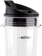 Anbige Replacement Parts Lids for 16oz Cups,Compatible with Ninja Blender BL660 BL770 BL740 BL771 BL773CO QB3000/QB3000SSW/QB3004/QB3005 (2 Pack Sip & Seal Lids)