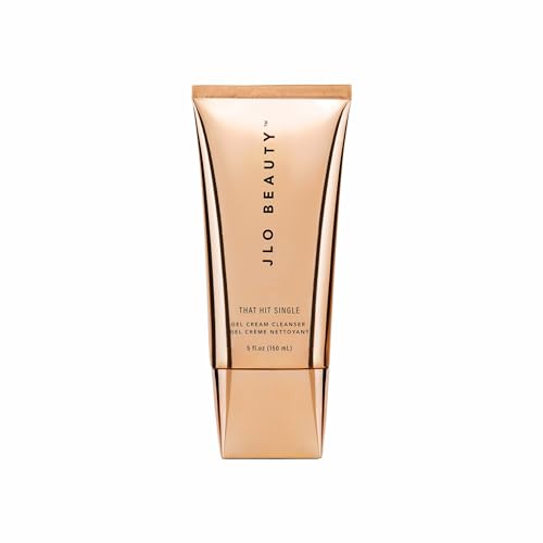 JLO BEAUTY That Hit Single Gel Cream Cleanser | Sulfate-Free, Antioxidant-Rich, Clears & Removes Makeup for Smooth, Radiant Skin | 5 Oz