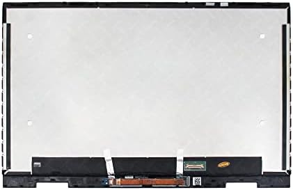 LCDOLED Replacement for HP Envy x360 15-ES 15m-es1000 15m-es1xxx 15m-es1013dx 15m-es1023dx M45453-001 M45452-001 15.6 inches FHD 1080P IPS LCD Display Touch Screen Digitizer Assembly Bezel with Board