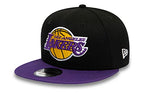 New Era NBA 9Fifty Nos 950 Los Angeles Lakers Cap, Black, ml