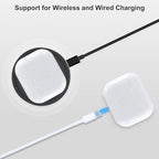 Compatible for AirPods 3rd Generation Charging Case Replacement, Wireless Air Pod 3 Charger Case with Bluetooth Pairing Without Earbuds, White