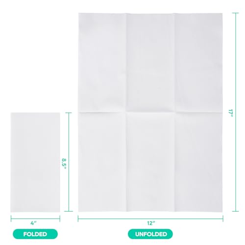 420PACK Disposable Hand Towels for Bathroom, Soft and Absorbent Paper Guest Towels Disposable Decorative Bathroom Hand Napkins for Kitchen, Parties, Weddings, Dinners
